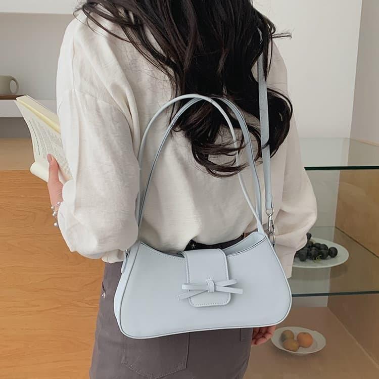 Bow decoration armpit bag women's one-shoulder crossbody bag