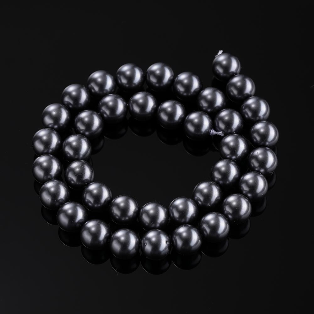 1Strand 4-10mm About 39-96pcs Glass Artificial Pearl Round Spacer Loose Beads for DIY Jewelry Bracelets Necklaces Making Supplie