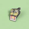 Geometric Camera Retro Brooch Pin Exquisite Alloy Fashion Accessory For Men Women And