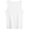 Calvin Klein Jeans Simple Letter Logo Pullover Casual Knit Vest Women Tops Moonlight-White J222566