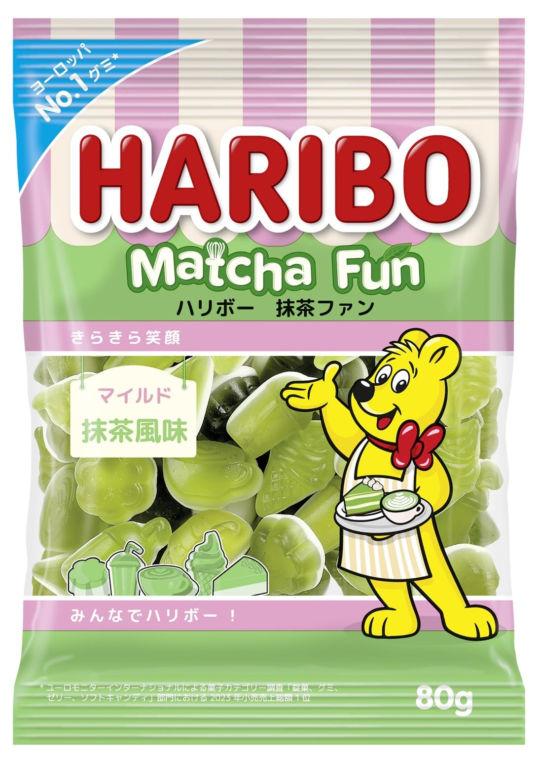

Haribo Матча Фан 80 г x 10 пакетиков розовый