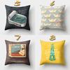 Office Pillow Creative Home Sofa Pillow Case Yiwu Pillow Cartoon Pattern
