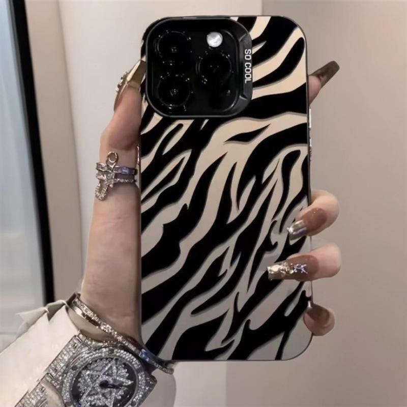 Zebra Pattern 17 Promax iPhone Case – Stylish and Energetic Cover for iPhone Models 13 to 16