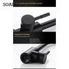 Kitchen Black Faucet Tap 304 Stainless Steel Basin Water Faucet Hot and Cold Washbasin Black Faucet Flexible Sink Faucet