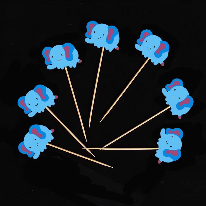 Bear-Themed Cake Topper for Carnival Party Desserts