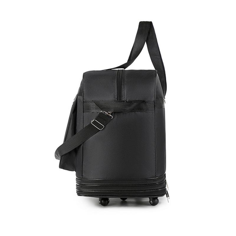 New Fashion Airline-Checked Luggage Large Capacity Folding Travel Bag Universal Wheel Oxford Cloth Luggage Bag