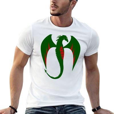 The Dragon From The Flagon Tshirt Christmas Casual Short Sleeve Top
