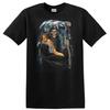 Grim Reaper and Woman Fantasy Art T Shirt Ghostly Vibes Creepy Tee