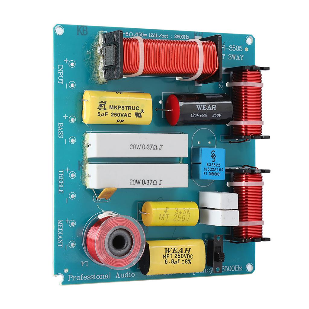 3 Way Speaker Crossover Filter Audio Frequency Divider 300W For DIY KTV Stage Speaker