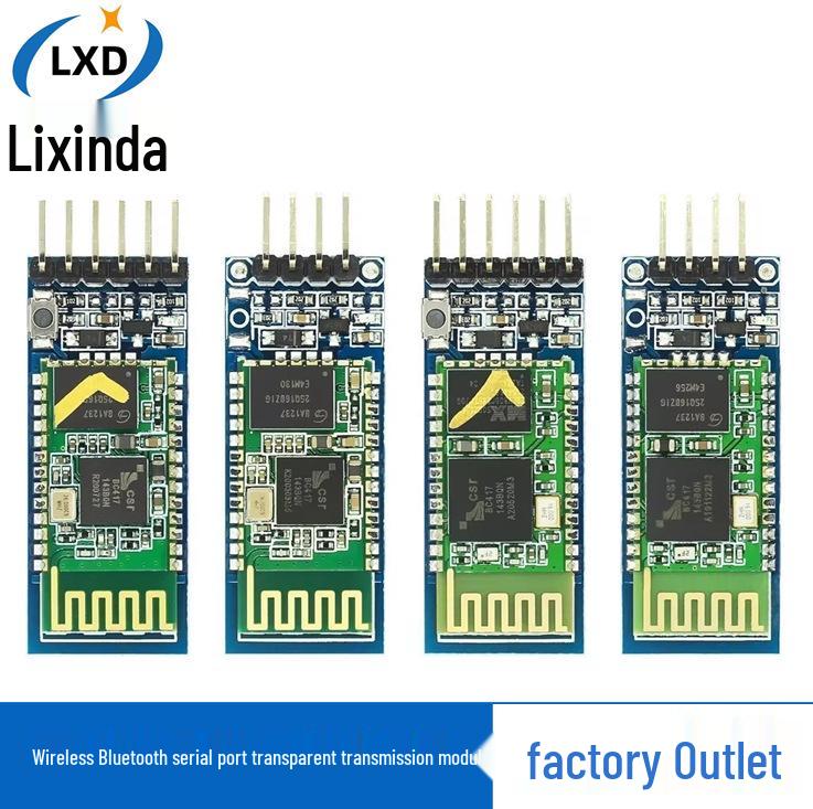 HC-05/HC-06 Bluetooth Serial Port Transparent Communication Module with Pins