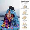 1 Stück Encanto Druckdecke - Weiche Ganzjahres-Kuscheldecke für Büro, | Personalisierbares Geschenk mit entzückendem Cartoon-Design