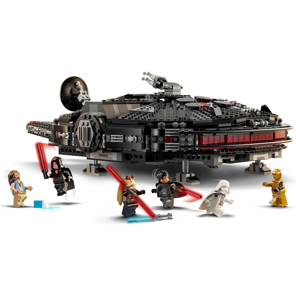 

В наличии Falcon Совместимый Stsr 75389 Звездные Войны Тысячелетний Сокол Темный Космический Корабль Строительные Блоки Игрушки для Мальчиков Подарок для Детей