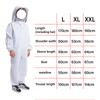 Full Body Thickened Beekeeping Clothes Professional Beekeepers Clothes Protection Beekeeping Suit Safty Veil Unisex Protective