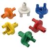 10PCS 92909 Puzzle Particle Steering Building Blocks Kit Wheel Hub 3 Pins Round Brick DIY Toys Children Gifts Dropship