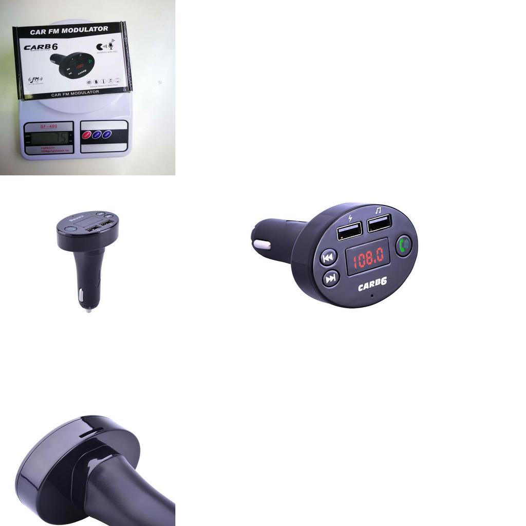 Premium 3.6a Wireless Bluetooth Car Usb Charger Fm Transmitter Radio Adapter For Mp3 Playback