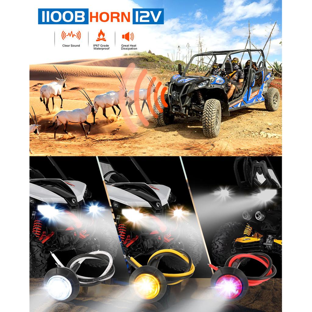 Easy Installation UTV ATVs Street Legal Turn Signal Kit With High Visibility Lights For Safe Urban And Offroads Driving