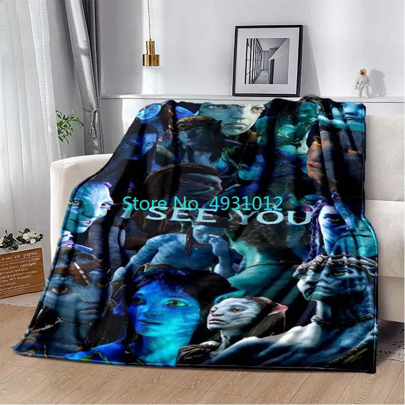 Coperta morbida in peluche Anime Avatar 70x100 cm Morbida Coperta in flanella di agnello Sherpa 3D Regalo per neonati e bambini Plaid Divano Camera da letto