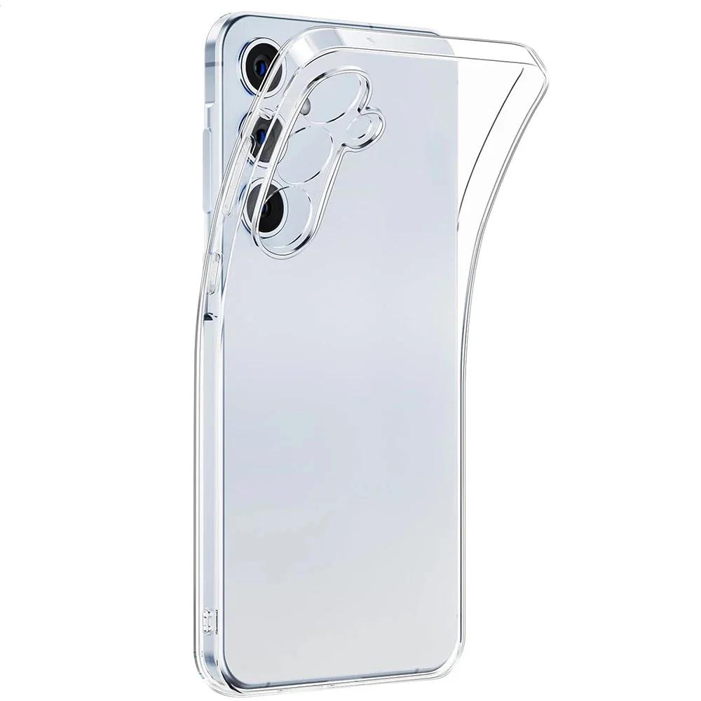 Luxury Ultra-Thin Clear Back Cover For Samsung Galaxy A55 A35 A25 A15 A54 A34 A24 A14 5G Silicone Transparent Soft Case