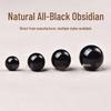 Rainbow Eye Obsidian, Gold & Silver Obsidian, Red Agate, Black Gold, and Black Round Loose Beads for Bracelet Making