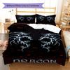 Lola Indigo Pattern Bedding,Quilt Set Quilt Cover Pillowcase Home Birthday Gift (1 * duvet cover + 2 * pillowcase, without core)