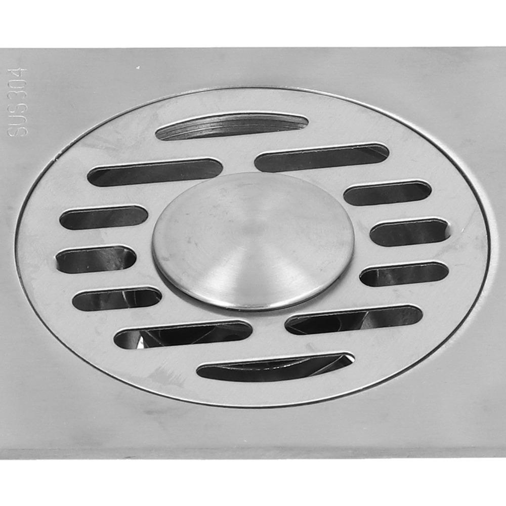 304 Stainless Steel Floor Strainer Self Sealing Shower Drain Compact Design Floor Drain Kitchen