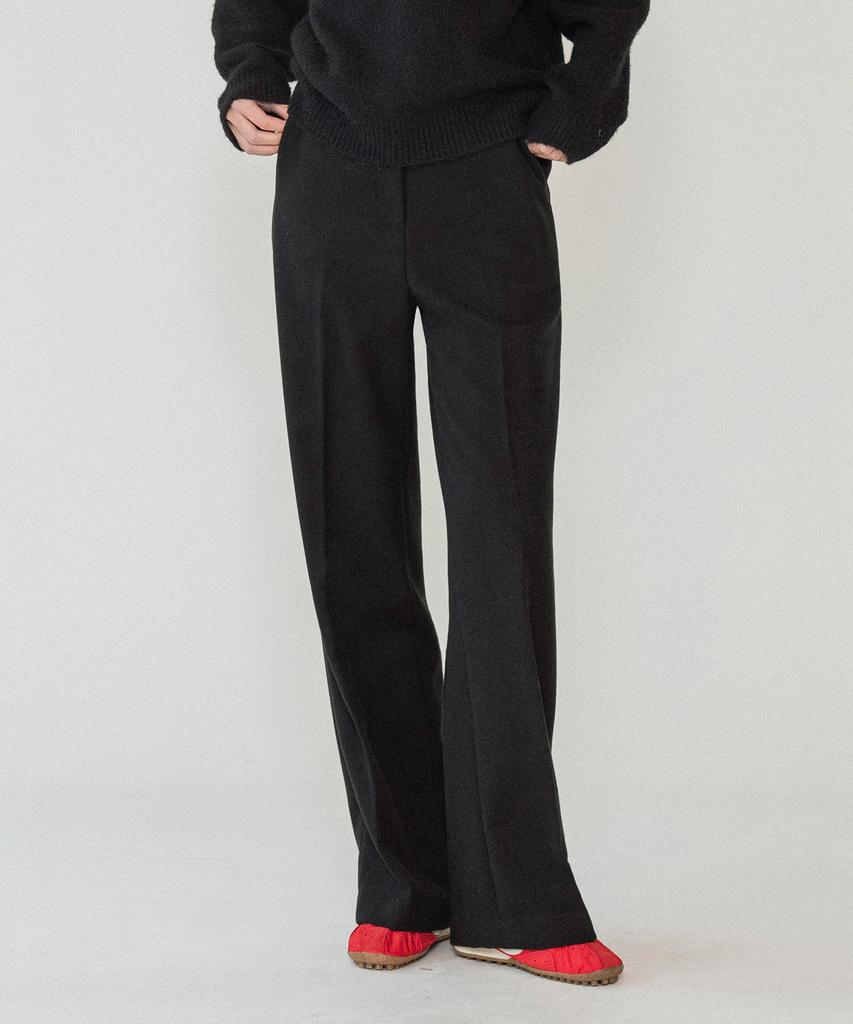 Banwonateullie P3267 Essential Wide Slacks_Black