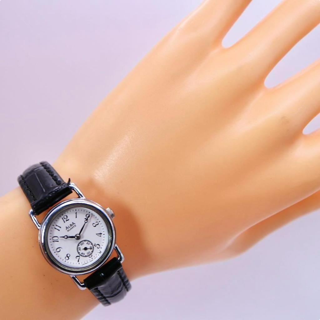 [USED] SEIKO ALBA Small Seconds Round Women's Watch 1199