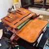 Mens Vintage " Leather Messenger New Shoulder Laptop Bag Briefcase