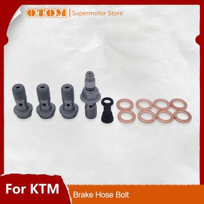For KTM HUSQVARNA Brembo Brakes Motorcycle M10xP1.0 Banjo Bolt Screw Kit Brake Caliper Oil Hose Off-road Accessories Bikes Part