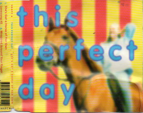 

CD THIS PERFECT DAY - She s Got A Horse Of Her Own SNAPC6 Snap Records 1992 UK Rock Used