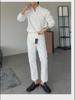 Men's Trendy Cable Knit Zipper Sweater: Loose Fit Half Turtleneck Pullover for Autumn and Winter
