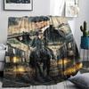 1 Pezzo Coperta in Flanella con Stampa Peaky Blinders, Alta qualità Confortevole per Tutte le Stagioni, Arredamento per la Casa, Calore e Comfort, Perfetta per Regali di Natale