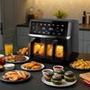 Large Xl Dual-Basket Air Fryer, Berdsen