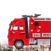 1/32 Alloy Water Tanker Model Simulation Fire Transport Vehicle Pull Back Car Inertia Toy Car Metal Children Toy Car
