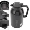 Car Heating Cup Portable Stainless Steel Electric Water Kettle for Tea Coffee Black 1300ML Car Heating Cup Portable Water Boiler