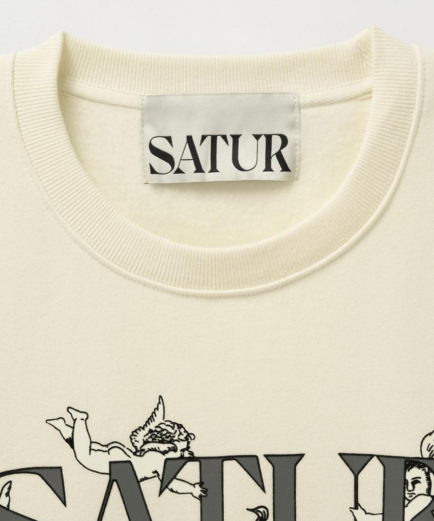 Seteo Angel Graphic Sweatshirt Cream