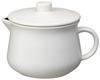 Sangyo Milk White Cooking Pot, Approx. 18cm W X 14cm D X 13.3cm H, 1.1L Capacity, DL Gyutto Pot, Waterless, Microwave-Safe, Easy To Use, Prod
