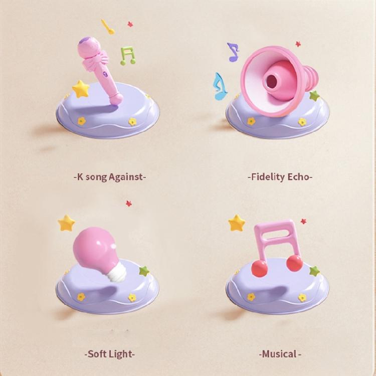 Karaoke Echoes Microphone for Kids Featuring Adjustable Sound Effects Perfect for Hosts and Music Fans