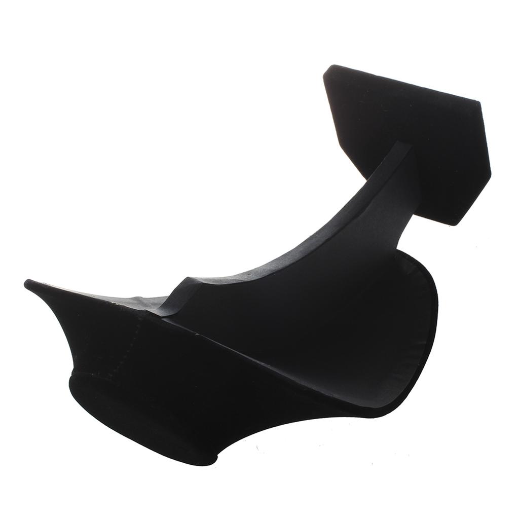 A84E-2X Shop Mannequin Bust Jewelry Necklace Pendant Earring Display Stand Holder Black-XL