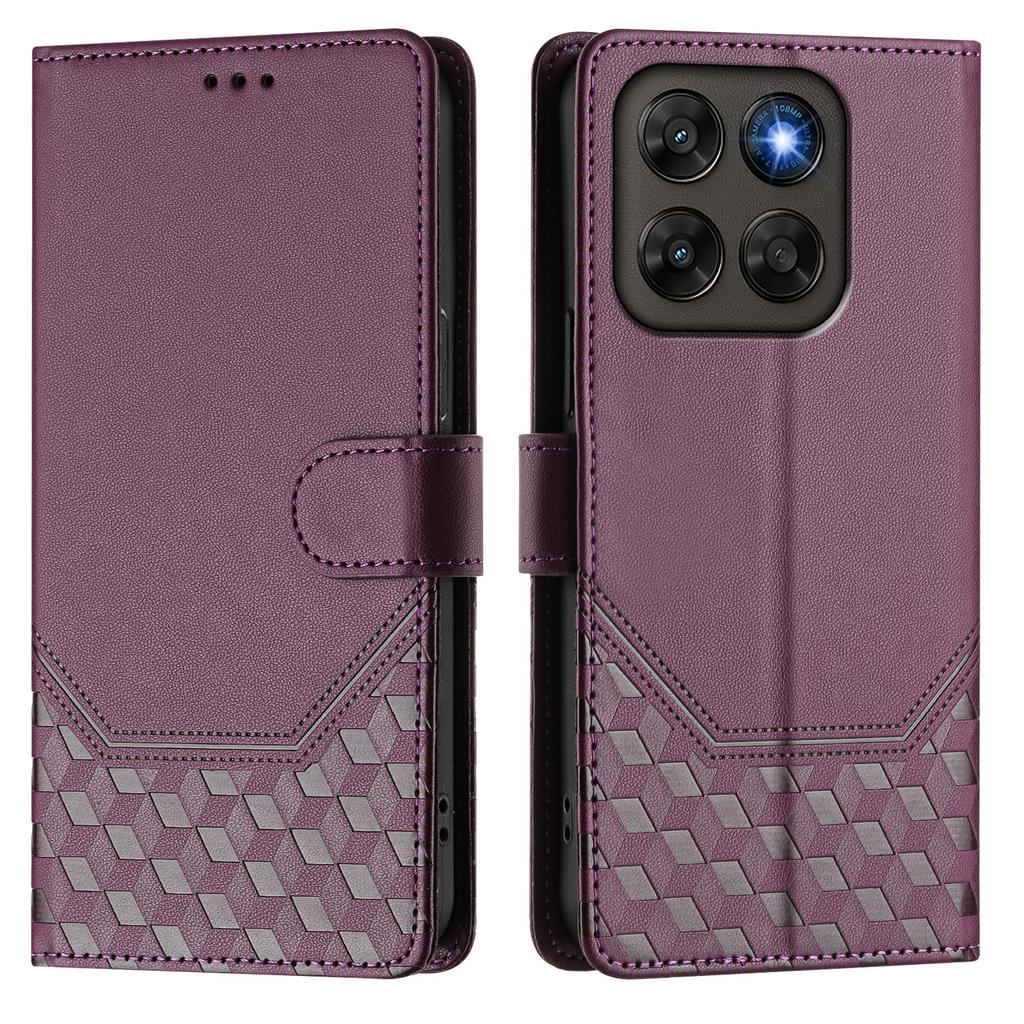 Pouzdro na telefon pro Motorola Moto G67 Power 5G/G57 Power 5G/G57 5G Vzorovaný Print PU Kůže Peněženka Telefon