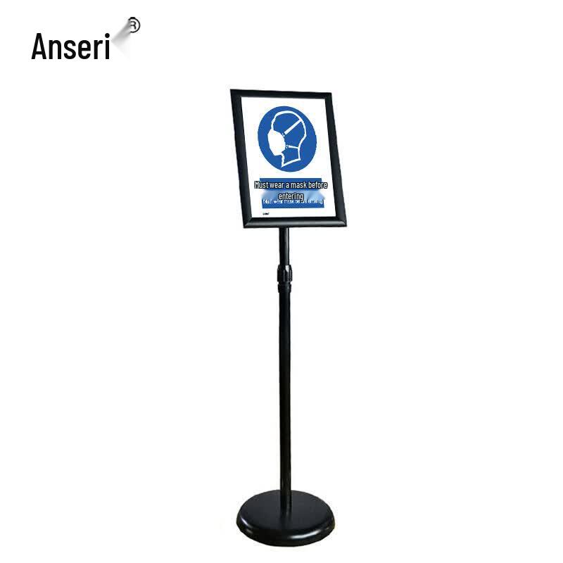 Ansai Rui A3 Vertical 'Mask Required' Safety Display Stand