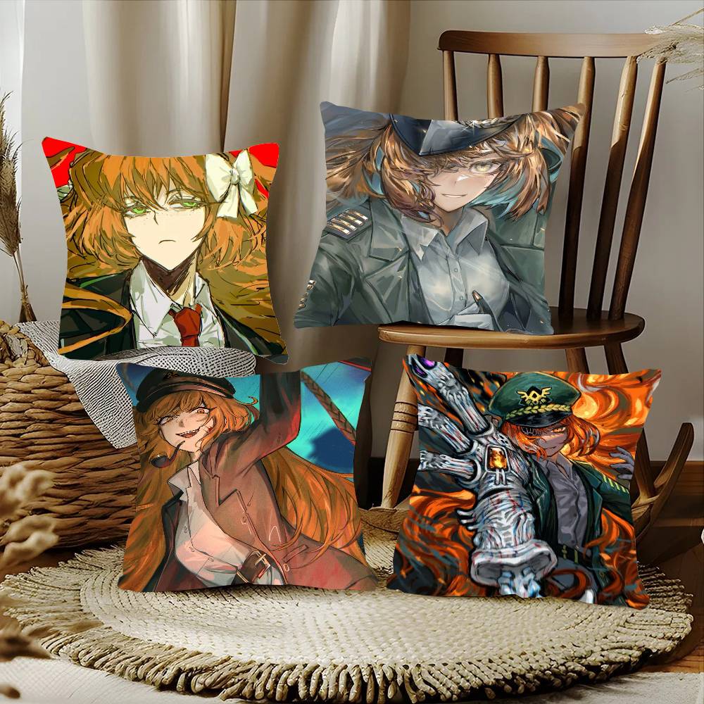 Ismael Animated Game I-limbus Company Pillow Case Fashion Square Pillowcase Bedroom Sofa Room Ins Decoration Leisure