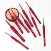 Cushioned Handles Red Soft Rubber Grip Premium Aluminum Knitting Needles Crochet Hooks  Mom's Gift