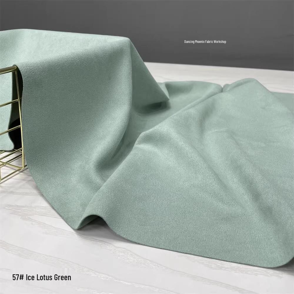 Luxury Snowflake Velvet Suede Air Layer Fabric - Thick, Stretchy, Soft, Delicate Knit