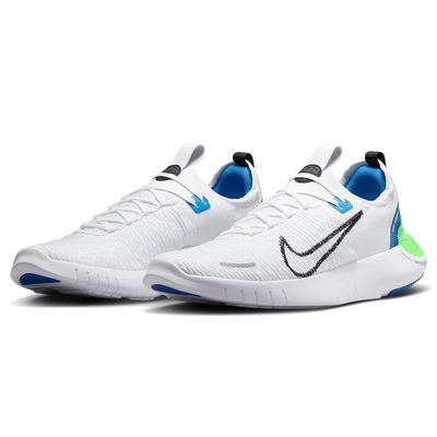 Free Run NN FreeRNNN Tamanho Japão Branco/Tonalidade Platina/Azul Estrela/Preto FB1276-104 24,5cm