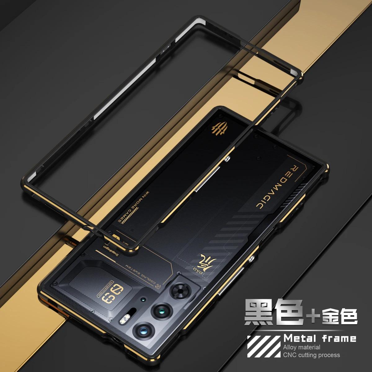 

Для ZTE Nubia Red Magic 9 Pro plus чехол титановый металлический алюминиевый сплав бампер для Red Magic 8 7 7s Pro рамка защитная крышка Red Magic 9 Pro