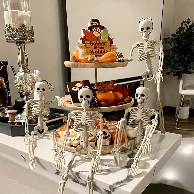 Halloween Festival Supplies Spooky Decorations Pumpkin Skeleton Light Props Party Haunted House Ornaments