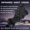 NV4A 300m Infrared Night Vision Sight 4x Digital Zoom Monoculars Telescope Add On Attachment For Hunting Video Recording And photography