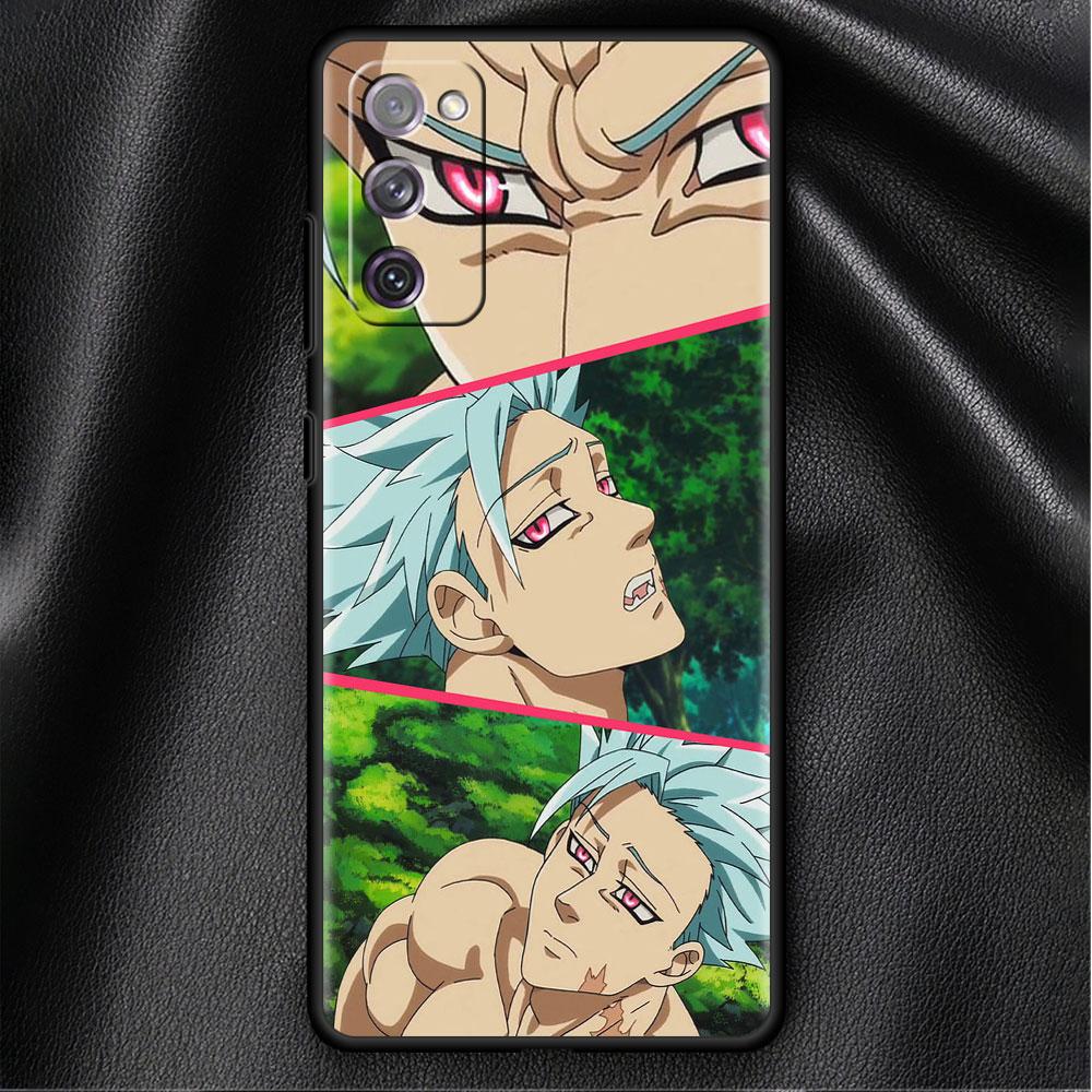 Bumper Case For Samsung Galaxy S22 Ultra S21 FE S20 Plus S10 Lite Phone Cover S10e S9 S8 S7 Silicone Funda The Seven Deadly Sins
