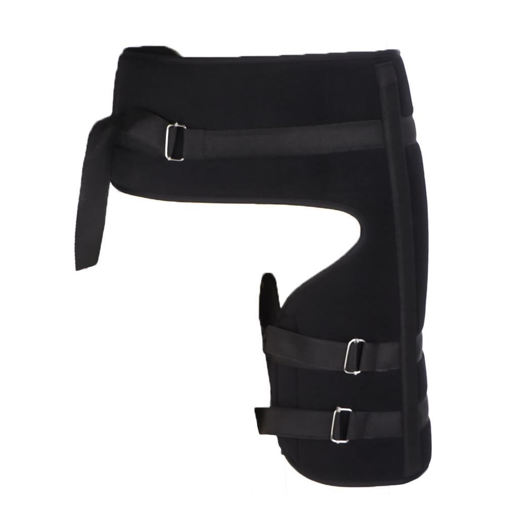 Leistenstütze Abnehmbares PUR Hochdichtes Schwammfutter Atmungsaktiv Gute Fixierungsleistung Hüftbandage Größe L